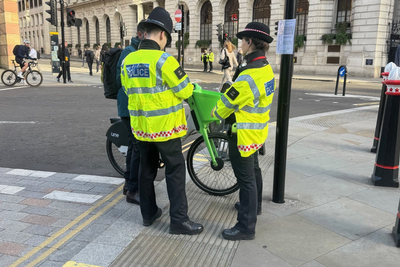 Cyclist fined for riding no-handed in London by police reveals new twist in case