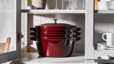 Love Le Creuset but Not the Price? STAUB's Stacking Alternative Is $285 Less per Pan