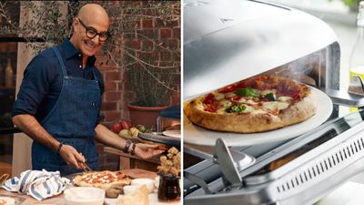 Stanley Tucci’s New Indoor-Outdoor Pizza Oven Cooks Perfect Pies in 90 Seconds – And It’s Under $800 Right Now