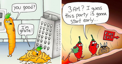 37 One-Panel Comics That Show Fruits Aren’t As Innocent As They Look (New Pics)