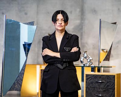 Artist Henrike Naumann used sofas, chairs and coffee tables to interrogate a divided Germany