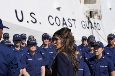 Kristi Noem is using Coast Guard aircraft for migrant deportations irking branch’s top brass: report