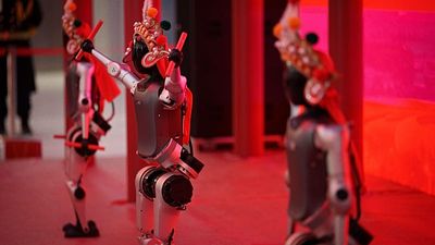 From lion dances to 3v3 football: Robots steal the show at Beijing’s Lunar New Year fair
