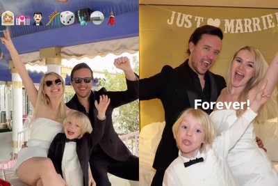 EastEnders star elopes in Vegas and gives first glimpse into married life