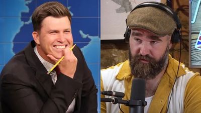 Jason Kelce And Colin Jost Both Tried Olympic Bobsledding, And I’m Not Sure Who Is More Shook