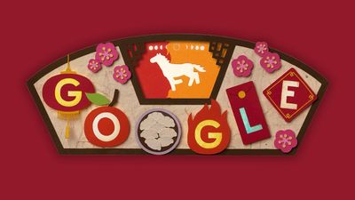 The Lunar New Year Google Doodle is straight fire (horse)