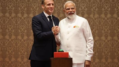 France and India deepen strategic ties on first day of Macron's official visit