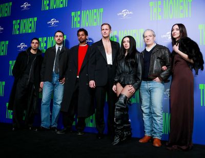 Charli XCX stuns in black leather ensemble at The Moment premiere in London