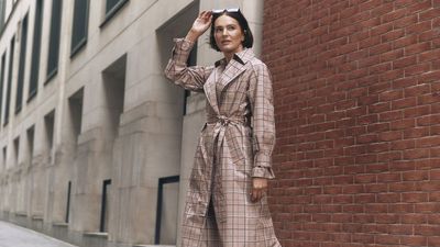 Sweaty Betty’s new waterproof trench channels serious Dana Scully energy