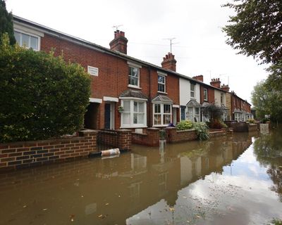 One in nine new homes in England built in areas of flood risk, study shows