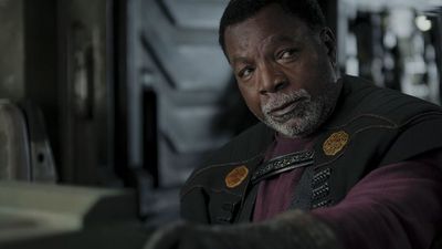 There's a moving tribute to Carl Weathers in the new Mandalorian and Grogu trailer, but you've got to be familiar with Aurebesh to read it