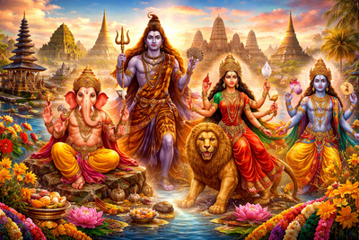 5 Countries Where Hindu Gods Are Worshipped Differently