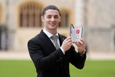 Olympic gold gymnast hopes to ‘raise profile’ of sport as he is made MBE