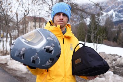 Disqualified Ukrainian racer reveals fresh tribute to fallen athletes as he returns home from Olympics