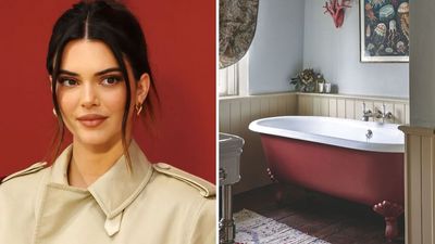 Kendall Jenner Just Convinced Me To Put This Daring Farrow & Ball Shade on My Bathroom Mood Board – it's Bold, Eclectic, and Timeless
