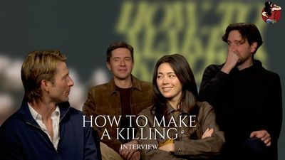 Topher Grace Thinks Eminem Should Roast the Cast of ‘How to Make a Killing’. But Glen Powell Is Staying Far, Far Away [EXCLUSIVE]