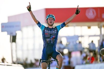 UAE Tour: Antonio Tiberi soars to stage win, race lead on Jebel Mobrah summit finish as Remco Evenepoel loses two minutes