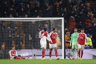 Wolves 2-2 Arsenal: Gunners' Premier League title bid takes a huge hit after throwing away two-goal lead