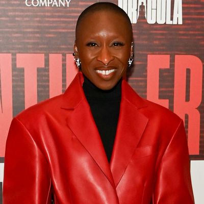 Cynthia Erivo's Blood Red Leather Coat Sinks Her Fangs Into 'Dracula' Method Dressing