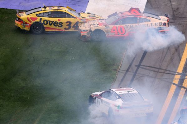 Denny Hamlin shares blame with Justin Allgaier for massive Daytona 500 incident