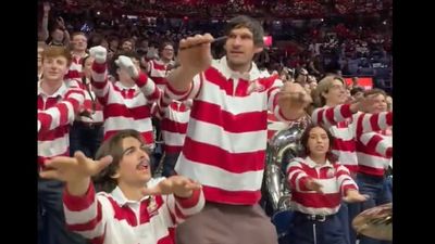 Boban Marjanović Played the Triangle With the Arizona Band During Win vs. BYU