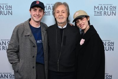 Paul Mescal poses with Gracie Abrams at Paul McCartney documentary screening