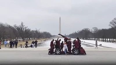 Dance troupe stages artistic protest in Washington over Minneapolis shootings