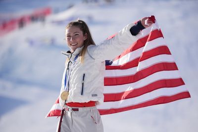 Mikaela Shiffrin feels ‘born again’ after storming to Olympic gold following tragic loss of her father