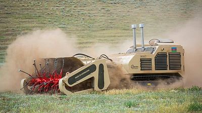 Machines take over one of the world's most dangerous jobs — clearing landmines