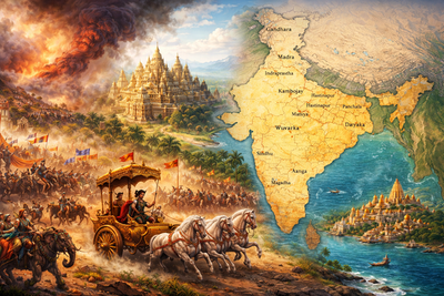 How the Mahabharata War Reshaped the Political Map of Bharat