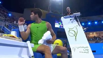 Carlos Alcaraz Passionately Argued With Chair Umpire After Receiving Time Warning