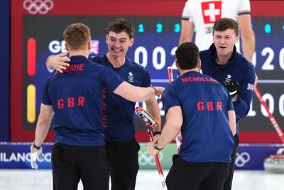 Great Britain’s men’s curling team beat Switzerland to reach Olympic final