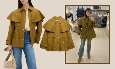 This M&S cape coat is the stylish spring update my outerwear needed; it could easily be mistaken for a Barbour