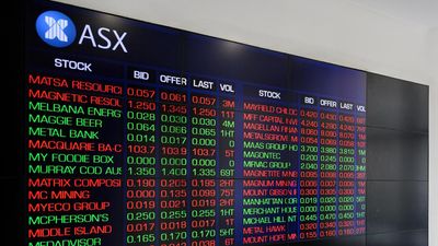 Aussie shares edge lower after record-breaking week
