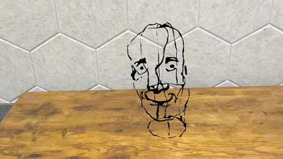 Drawing in 3D with the Logitech Muse for Apple Vision Pro is so much harder than I thought — and I never want to stop