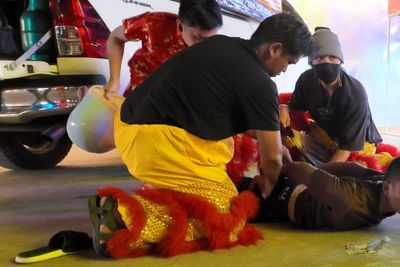 Thai police go undercover as Lunar New Year lion dancers to catch thief