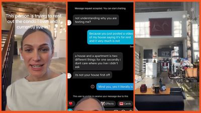 ‘It’s not your house’: Homeowner floored after finding TikTok scammer trying to rent out the condo she owns