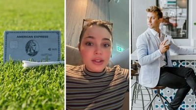 New York woman is excited to walk into Amex airport lounge for the first time—until some men start making fun of her: ‘I already was so insecure’