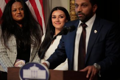 Kash Patel’s girlfriend picked to sing National Anthem before Pete Hegseth’s anti-abortion address