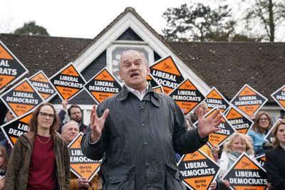 Sir Ed Davey to warn that Trump’s America ‘cannot become Farage’s Britain’