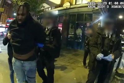 Suspect with loaded gun in rucksack runs into crowded nightclub