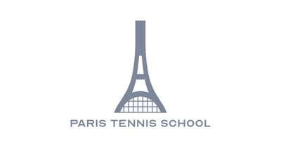 Paris Tennis School has the perfect logo