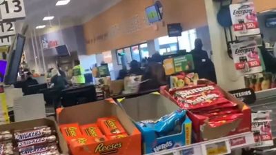 Watch: Students storm Cincinnati Kroger store during anti-ICE protest, throw cans and bottles