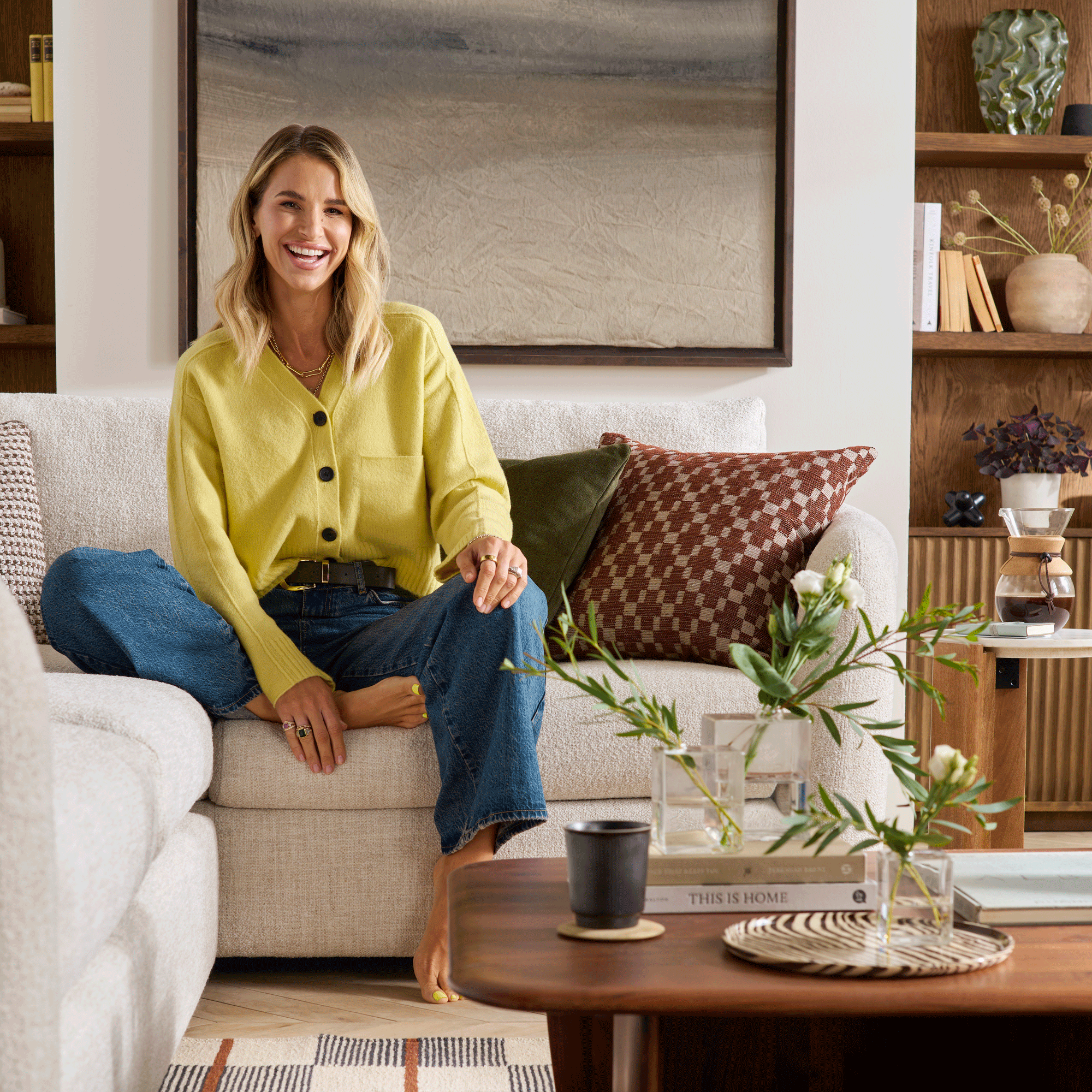 Vogue Williams's new passion project - a brand new sofa collection with Sterling Home - is really rather good