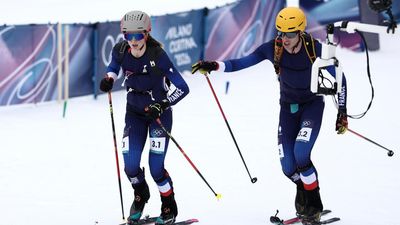 France's Harrop, Anselmet take gold in mixed relay Olympic debut