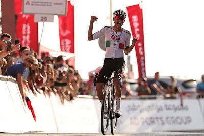 UAE Tour: Isaac del Toro triumphs on Jebel Hafeet summit finish to take race lead from Antonio Tiberi