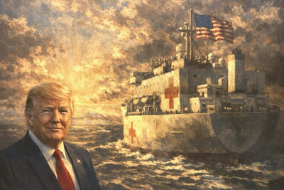 'It's on the way': Donald Trump is sending 'great hospital boat' to Greenland