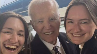 He sits with total randoms: Joe Biden spotted riding Amtrak alongside passengers; netizens react