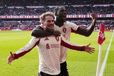 Alexis Mac Allister scores late winner as Liverpool edge past Nottingham Forest