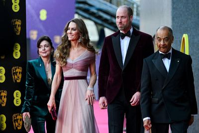 William says he's 'not in a calm state' at the BAFTAs amid Andrew arrest drama